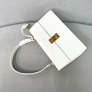 Prada Soft Sound Medium Shoulder Bag White 28x16x10cm - 4