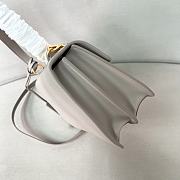 Prada Soft Sound Medium Shoulder Bag Grey 28x16x10cm - 2
