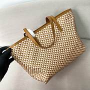 Prada Symbole Shopping Brown Bag 33x29x14cm - 4