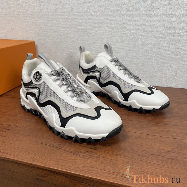 Louis Vuitton LV Rush Sneaker Black White - 1