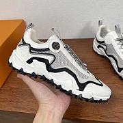 Louis Vuitton LV Rush Sneaker Black White - 3