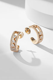 Messika Move Joaillerie Pavé Hoop Earrings - 2