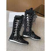 Dior Get Knee-High Sneaker Black Suede Calfskin - 2