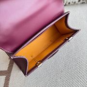 Goyard Saigon Mini Bag Purple 20x7.5x15cm - 6