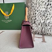 Goyard Saigon Mini Bag Purple 20x7.5x15cm - 4