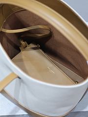 YSL Le 37 Bucket Bag Beige Brown 26x20x12cm - 2