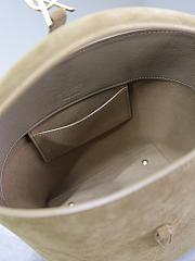 YSL Le 37 Small Suede Beige 20x17x13cm - 6
