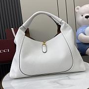 Gucci Softbit Maxi Shoulder Bag White 46x26x16cm - 5