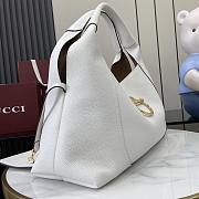 Gucci Softbit Maxi Shoulder Bag White 46x26x16cm - 4