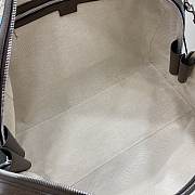 Gucci GG Printed Duffle Bag Beige Dark Brown 45x30x24.5cm - 2