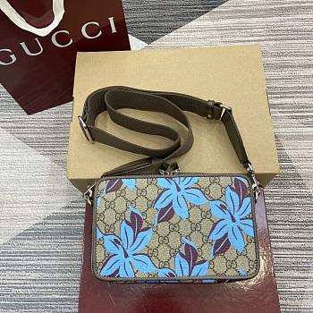 Gucci GG Printed Mini Bag 22.5x14x7.5cm