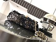 Chanel Flap Bag Bling Bling Black Gold 20x12X9cm - 4