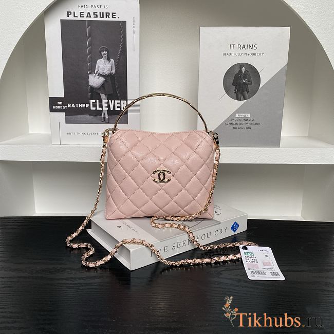Chanel 25s Coco Crush Bag Pink Caviar 18.5x14.5x7cm - 1