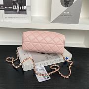 Chanel 25s Coco Crush Bag Pink Caviar 18.5x14.5x7cm - 4