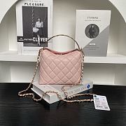 Chanel 25s Coco Crush Bag Pink Caviar 18.5x14.5x7cm - 2