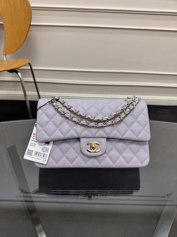 Chanel Flap Bag Light Purple Caviar Gold 25cm