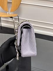 Chanel Flap Bag Light Purple Caviar Gold 25cm - 6
