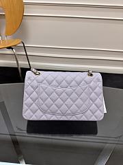 Chanel Flap Bag Light Purple Caviar Gold 25cm - 4