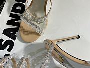 Rene Caovilla Chandelier Crystal-embellished Gold Sandals 10cm - 5