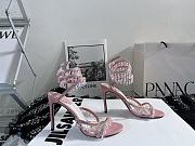 Rene Caovilla Chandelier Sandal Pink Heel 10cm - 1
