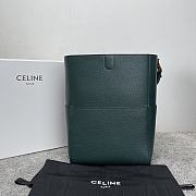 Celine Sangle Seau Green Bag 33x23x17cm - 3