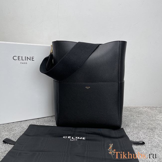 Celine Sangle Seau Black Bag 33x23x17cm - 1