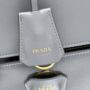 Prada Soft Sound Medium Shoulder Bag Blue 28x16x10cm - 6