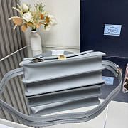 Prada Soft Sound Medium Shoulder Bag Blue 28x16x10cm - 5