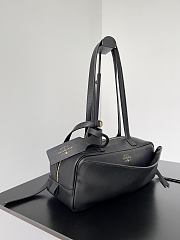 Balenciaga Carrie Small Bowling Bag Black Calfskin 30.9x11.9x11.9cm - 3
