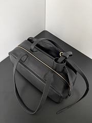 Balenciaga Carrie Small Bowling Bag Black Calfskin 30.9x11.9x11.9cm - 2