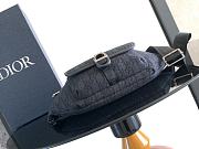 Dior 8 Belt Bag Black Oblique 39x17x10.5cm - 5