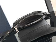 Dior Mini Saddle Bag Black Icons Calfskin 19.5x15x5.5cm - 5
