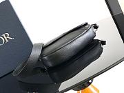 Dior Mini Saddle Bag Black Icons Calfskin 19.5x15x5.5cm - 4