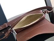 Dior Mini Saddle Bag Brown Icons Calfskin 19.5x15x5.5cm - 3