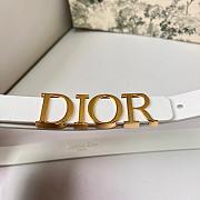 Dior D-Dream Belt Latte Smooth Calfskin 2cm - 5