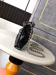 Chanel Clutch With Chain Black Lambskin 24x14x5cm - 3