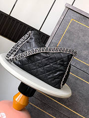 Chanel Chain Around Hobo Black Quilted 29x12x31cm - 3