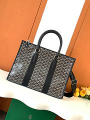 Goyard Morvan Black Tote Bag 39x6.5x29cm - 4