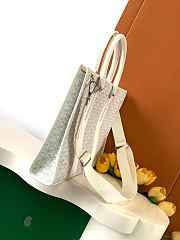 Goyard Morvan White Tote Bag 39x6.5x29cm - 3