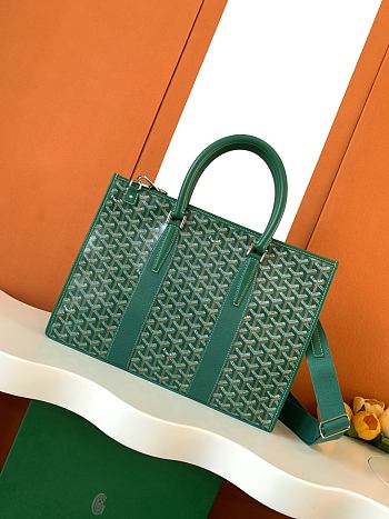Goyard Morvan Green Tote Bag 39x6.5x29cm