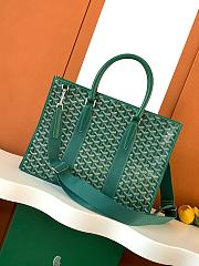 Goyard Morvan Green Tote Bag 39x6.5x29cm - 3