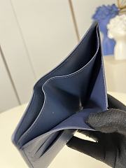 Louis Vuitton LV Wallet Multiple G65 Navy Blue 11.5x9x1.5cm - 4