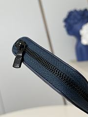 Louis Vuitton LV Zippy Wallet Blue 21x10x2.5cm - 4
