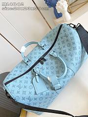 Louis Vuitton LV Keepall 50 Sky Blue 50x29x23cm - 6