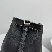 Loro Piana Extra Drawstring Backpack L27 Black 25x27x14cm - 6