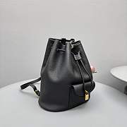 Loro Piana Extra Drawstring Backpack L27 Black 25x27x14cm - 5