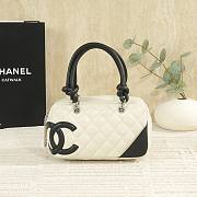 Chanel Cambon Bag White 21x12x9cm - 1
