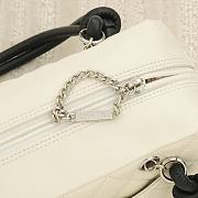Chanel Cambon Bag White 21x12x9cm - 6