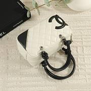 Chanel Cambon Bag White 21x12x9cm - 3