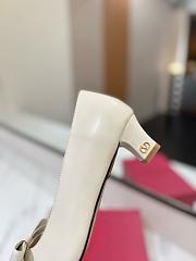 Valentino White Heel 5cm - 5